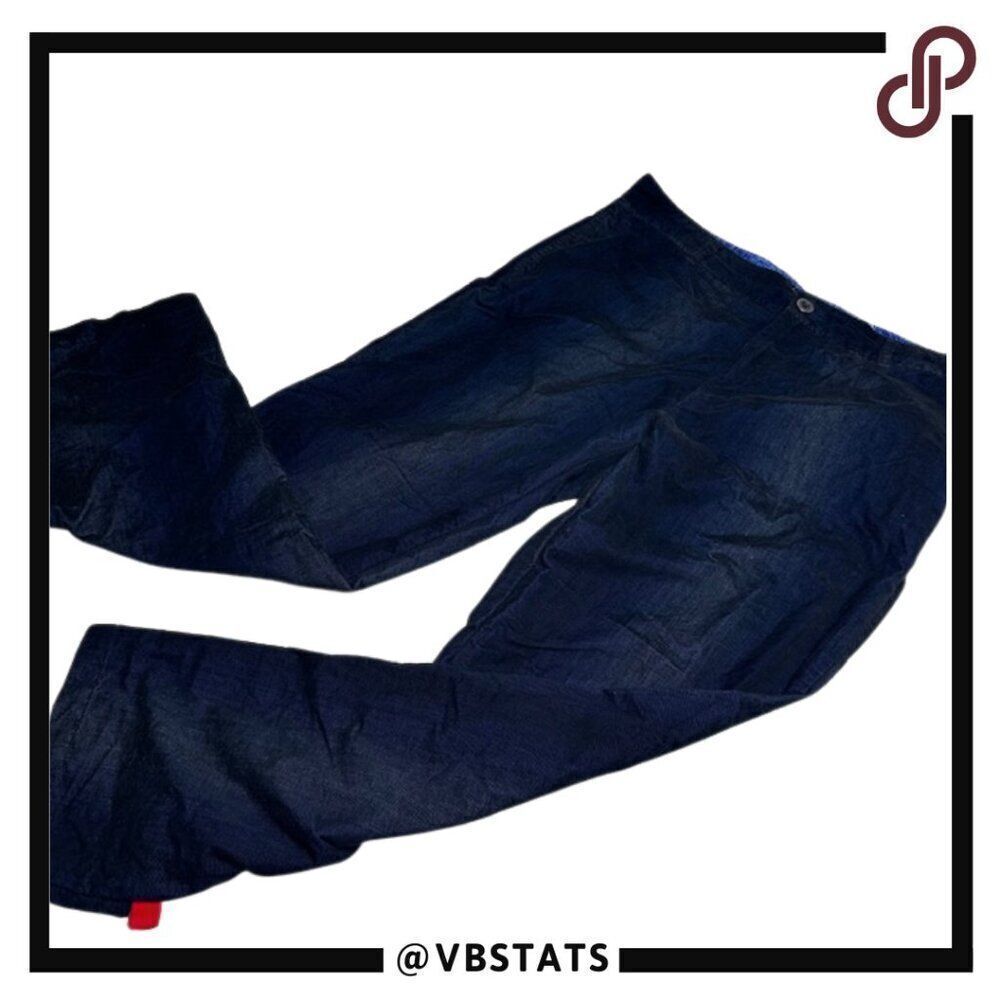 Betabrand Dark Navy Brushed Sueded Men's 38W x 32"‎ IS Slacks